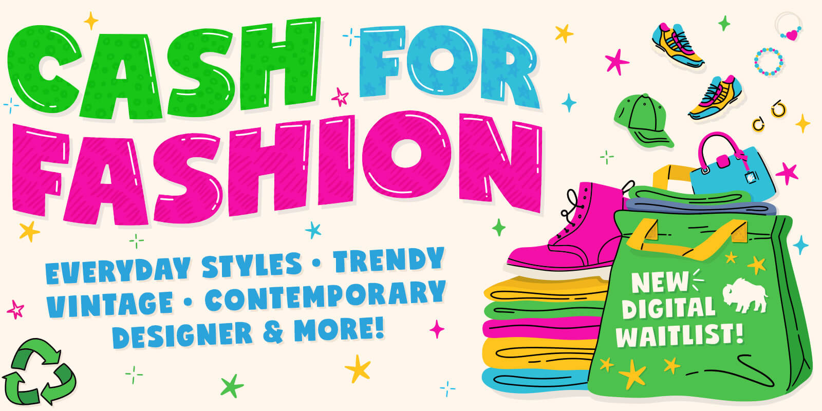 CASH FOR FASHION: Everyday Styles—Trendy—Vintage—Contemporary—Designer & More! | New Digital Waitlist! [Clothes Bag]